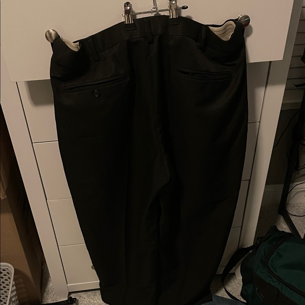 LIKE NEW Croft & Barrow Black Suit Pants - Picture 5 of 5